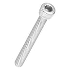 Kozelo 25pcs Socket Head Cap Screws - [M5-0.8 x 45mm] 304 Stainless Steel Allen Socket Drive for Electrical Motor 3D Printing Fan Engine Replacement Use, Silver