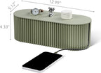 RAMFIYN Cable Management Box Large Cable Organizer Box for Power Strips, Surge Protectors, Chargers, Adapters, TV Computer Wires Cable Hider Organizer Box with Cable Ties，Wire Ties - Green