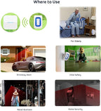 EverNary Bed Alarm for Elderly Dementia Patients,Portable Wireless Caregiver Pager Bed Alarms and Fall Prevention Alert for Elderly,Elderly Monitoring for Home