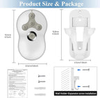 Ceiling Fan Remote Control Replacement for Hunter, Compatible with Hunter Remote 99122/99123, 3 Speed, Light Dimmer, 434MHz, Easy to Set with Mount Holder, Remote only - Receiver Not Included