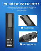 BN59-01357A Solar Voice Remote Compatible with Samsung Remote with 3 Apps and Solar Charging for Samsung Smart TVs Frame Neo LED Smart 4K 8K Ultra HD,VG-TM2180ES/ZA