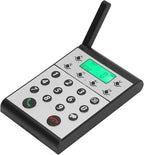 Eujgoov 1000m Distance Wireless Intercom Phone Hands Intercom System Intelligent Networking for Home, Business Office, Classroom, Telephone Audio (Black)
