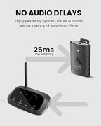 Avantree Audiplex MX – Multi-Channel Assistive Devices for Churches & Translation, 30ms Low Latency, Superior Sound, Group Listening System with Audio Transmitter & 10 Receivers for Classroom, Seminar