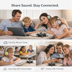 Mizi USB-C Headphone Splitter 5-Way - Type-C to 3.5mm Audio Adapter with 1 Male to 5 Female Ports, Multi-Headphone Aux Splitter for Phone, Tablet, Laptop, PC - Black