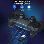 SCOVEE PS4 Controller Charging Cable Compatible with Xbox One Controller,PS4 Charger Cord for PlayStation-4,PS 4 Slim/Pro,Dualshock 4,Fire Stick,Game Accessories Micro-USB Data Cord for X-Box One S/X