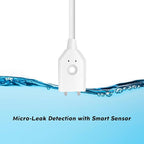 Brezoo Smart Overflow Detection Sensor - Water Overflow Alarm with Real-Time Alerts for Home, Office & Basement Protection