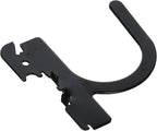 Wall Control 10-UH-003 B Slotted Pegboard U-Hook for Wall Control Pegboard Only, 3", Black