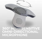 Skywin Bluetooth Conference Speaker with Microphone, 3 Pack Portable Wireless Speaker for Office Desk, Computer, and Laptop, Bluetooth Microphone for Conference Room, and PC, Smart Speakerphone