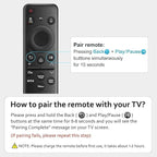 Voice Remote Replacement Control Compatible with Samsung Smart TV for 2019-2025 Crystal UHD QLED Frame NEO Models (BN59-1432A)