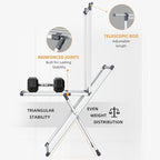 Unkqan Clothes Drying Rack, Foldable Laundry Rack for Indoor Outdoor, 10pcs Sock Clips, Collapsible Space-Saving Drying Rack for Clothes Towels Dolls, White (Gray-Hanger)