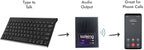 Talking Keyboards Dual Keyboard - Standard & Mini Speech Generating Wireless Portable AAC Device for Easy Communication & Travel | Ideal for Patients with Disabilities, Impairments, Post-Surgery Need