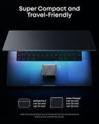 Anker Prime Charger, 160W 3-Port Compact GaN USB C Charger Block, Smart Display and Touch Control, 140W Max Charging via Any Single Port, for MacBook Pro/Air, Laptop, iPhone 17/16 Series(Non-Battery)
