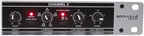 Rockville RX230 2-Way Stereo/3-Way Mono Crossover, XLR Input/Output, Adjustable Crossover Range, 24 dB/Octave Filters, Rack-Mountable for DJs and Live Sound