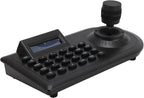 Yunseity PTZ Camera Joystick Controller, Dome IP PoE Camera Controller Keyboard with 3D Joystick, RS485 232, for PELCO D, for PELCO P, for Controlling 32 NVR DVRs 256 Ball Cameras (US Plug)