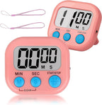 ZILLEEN Classroom Timer for Kids Teachers 2 Pack Digital Timers, Pink