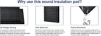 4 Pack Black Acoustic Foam Panels,48x24x2 Inch Sound Proof,High Density Soundproof Wall Panels,Fireproof Cancelling Foam Studio (Black, 4 PCS)