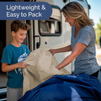 RV Short Queen Sheet Set 60 X 75 - 4 Piece RV Short Queen Bed Sheets - Soft, Breathable and Cooling - Designed for Bunks, Trailers & Campers - Fits 8” to 12" Mattress - Hotel Luxury Bedding - Cream
