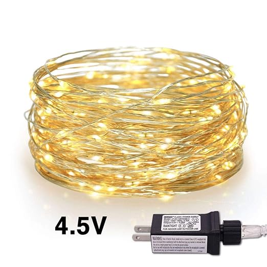 4.5V LED Controller LED Transformer Class 2 Power Supply, IP44 Waterproof Low Voltage Transformer US Plug for Christmas Light, String Light (4.5v 0.6a 1pack)