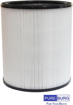 PUREBURG Replacement Filters Compatible with Coway Airmega AIM Air Purifier + Fan 2-in-1,2-Pack H13 True HEPA Activated Carbon 2-in-1 3-Stage Filtration Air Clean Dust VOCs