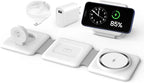 Charging Station for Apple Multiple Devices - 3 in 1 Foldable Magnetic Wireless Charger Dock - Travel Charging Pad for iPhone 16 15 14 13 12 Pro Max Plus Watch & Airpods