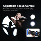 Bussi MG06 Max Optical Snoot kit with 40 Gobos, 36° Optical Lens Spotlight for Photography Video Shape Light Studio,GOBO Light (Compatible with Profoto Mount)