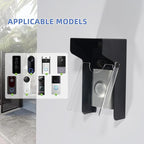 Flip Video Metal Doorbell Rain Cover Sun Shield Hood Plate, Weather Protection Cover Compatible for most doorbells