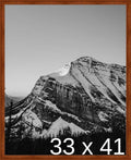 Frame It Easy 33 x 41 Russet Wood Frame (Derby)