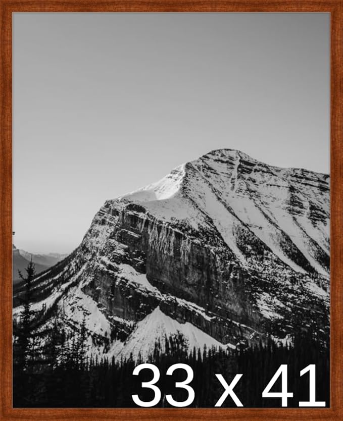 Frame It Easy 33 x 41 Russet Wood Frame (Derby)