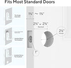 ULTRALOQ Latch 5 Built-in WiFi Smart Lock with NFC, 5-in-1 Keyless Entry Door Lock with Touch Digital Keypad, Smart Handle Lock, App Control, Black