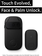 CANDY HOUSE Sesame Face, Smart Lock, Biometric Face & Palm Recognition, Fingerprint, NFC Card, Bluetooth Keyless Entry Door Lock for Front Door, Home, Airbnb, Vacation Rental