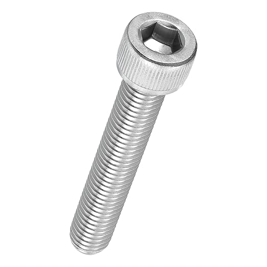 Kozelo 6pcs Socket Head Cap Screws - [M10-1.5 x 60mm] 304 Stainless Steel Allen Socket Drive for Electrical Motor 3D Printing Fan Engine Replacement Use, Silver
