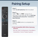BN59-01295A Samsung TV Remote Control Replacement for Smart TV - Easy Setup, Durable Design, Universal Infrared Remote - Works with Samsung Smart, QLED, UHD, 4K, Curved, LED, LCD, & HDTV Models