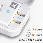 Bluetooth 5.3 Wireless Audio Transmitter, 3.5mm Jack, 32 Hours Battery Life, Dual Pairing, Low Latency, AptX Adaptive, Compatible with TVs, Speakers, Headphones