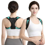 Anatomical Y-Shape Upper Back Brace Posture Corrector For Women,Superior Fabric Back Straightener Posture Corrector Brace，Invisible Confidence & Maximum Breathability,Office Essential