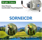 SORNEICDR SPLAMP019 Replacement Projector Lamp Bulb Compatible with SP-LAMP-019 INFOCUS LP600 IN32 IN34 IN34EP W340 W360 Projectors, with Housing