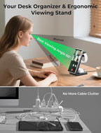 Magnetic Wireless Charger for Samsung, 3 in 1 Mag-Safe Charging Station for Galaxy Watch Ultra/8/7/6, Galaxy Watch Charger, Mag-Safe Charger for S25 Ultra S24 S23 S22/ Z Fold7/ Flip7, Galaxy Buds
