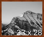 Frame It Easy 33 x 28 Russet Wood Frame (Derby)