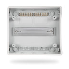 Mollom 9 Way Power Distribution Box with Bus Bars and Din Rail for Miniature Circuit Breaker MCB, Waterproof IP66.Padlock Available for Indoor and Outdoor Use