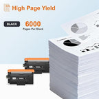 VLOVEINK TN920XL TN920 Toner Cartridge Compatible for Brother TN920XL TN920 TN920UXXL TN920XXL Work with Brother HL-L6210DW MFC-L5915DW HL-L6210DWT HL-L5210DWT MFC-L5710DW Printer (2 Pack, with Chip)