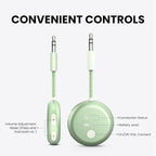 Avantree SoundJet R1 – 25Hr Airplane Bluetooth Adapter for All AirPods (Pro/Max) with Qualcomm Chipset & aptX Adaptive, Wireless Audio Transmitter for Flight Travel, Works with Bose & Other Headphones