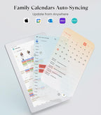 Cozyla Digital Calendar+ 2: 15.6'' Wall Planner Touch Screen Chore Chart Customize Dashboard Smart Electronic Calendar for Family Schedules Meal Planner Support App Store with Stand White