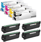 CS Replacement Toner Cartridge Compatible with HP 508A CF360X Black CF361A Cyan CF363A Magenta CF362A Yellow 508X Color Enterprise M533X M552DN M553DN M553N M577C M577F M577Z 4 Color Set