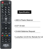 Universal Remote Control for LG Smart TVs. 1 Year Warranty.