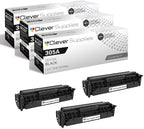 CS Replacement Toner Cartridge Compatible with HP PRO 400 Color M451DN CE410X Black 305A Color M375 MFP M375NW MFP M451 M451DN M451DW M451NW M475DN M475DW 3 Set