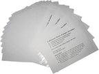VANRA Shredder Lubricant Sheets (Pack of 12)