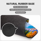 Train Square Mouse pad, Texture, Waterproof, Anti Slip Rubber Base, Computer Mouse pad, Laptop Mouse pad