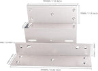 Z and L Bracket for 500KG 1200LBS Holding Force Electric Magnetic Lock Single Door Access Control Magnetic Door Locks