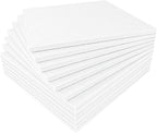 BXI Thickened Sound Absorbing Panels - 12 Pack 12 X 12 X 0.5 Inches Dense Acoustic Panels, Echo Noise Reducing Sound Panels, Tackable Studio Panels for Wall and Ceiling Acoustic Treatment (White)