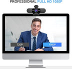 EMEET 1080P Webcam with Microphone, C960 Web Camera, 2 Mics Streaming Webcam, 90°FOV Computer Camera, Plug and Play USB Web Cam for Online Calling/Conferencing, Zoom/Teams/Facetime/YouTube, Laptop/PC