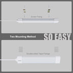 ONIDEK Under Cabinet Lights with Plug. 3000K-6500K Dimming and Color. with Wireless Control Panel and Remote Control.15W 1500LM for Garage, Kitchen, Bathroom, Closet, Office (16 inch)
